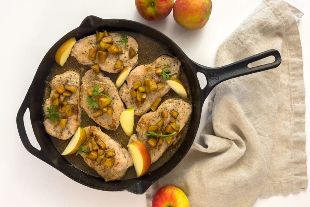 apple pork chops