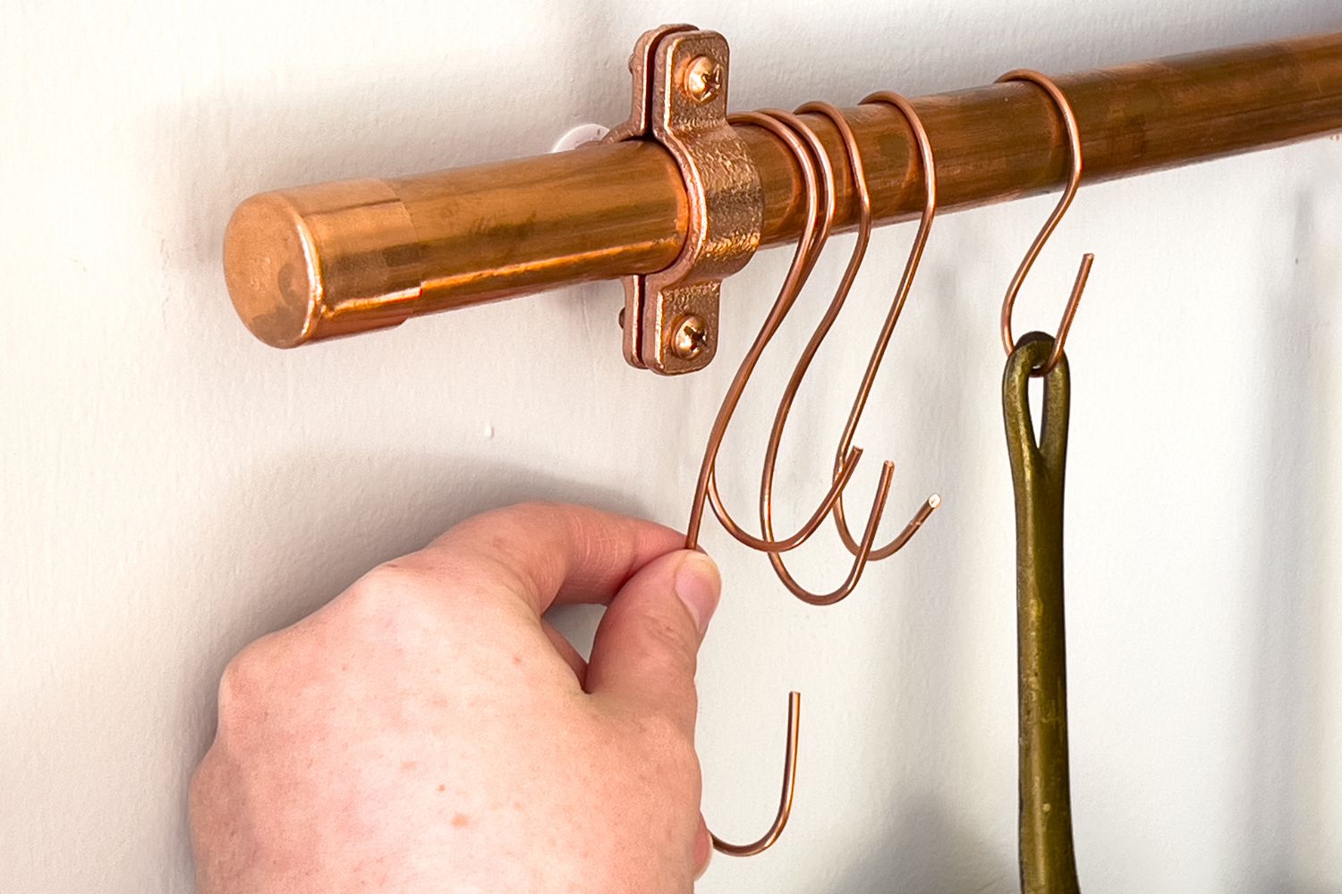 DIY Copper Pot Rack and Hooks Every Purpose Home