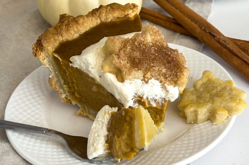 Sourdough Pumpkin Pie, With Maple Whipped Cream
