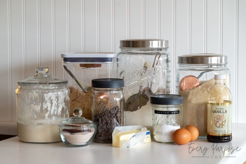 sourdough chocolate chip cookies ingredients