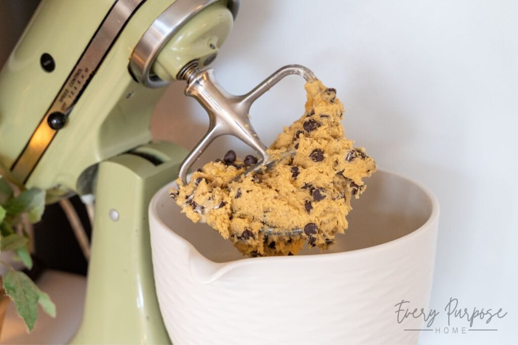 sourdough chocolate chip cookie dough