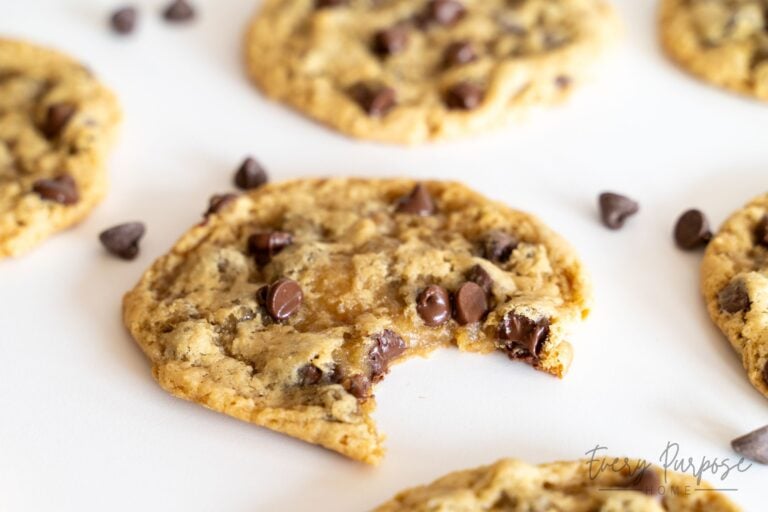 Classic sourdough chocolate chip cookies