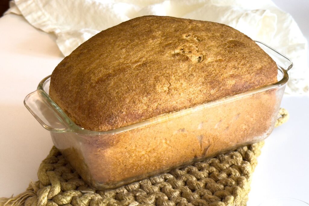 fresh milled flour sourdough bread