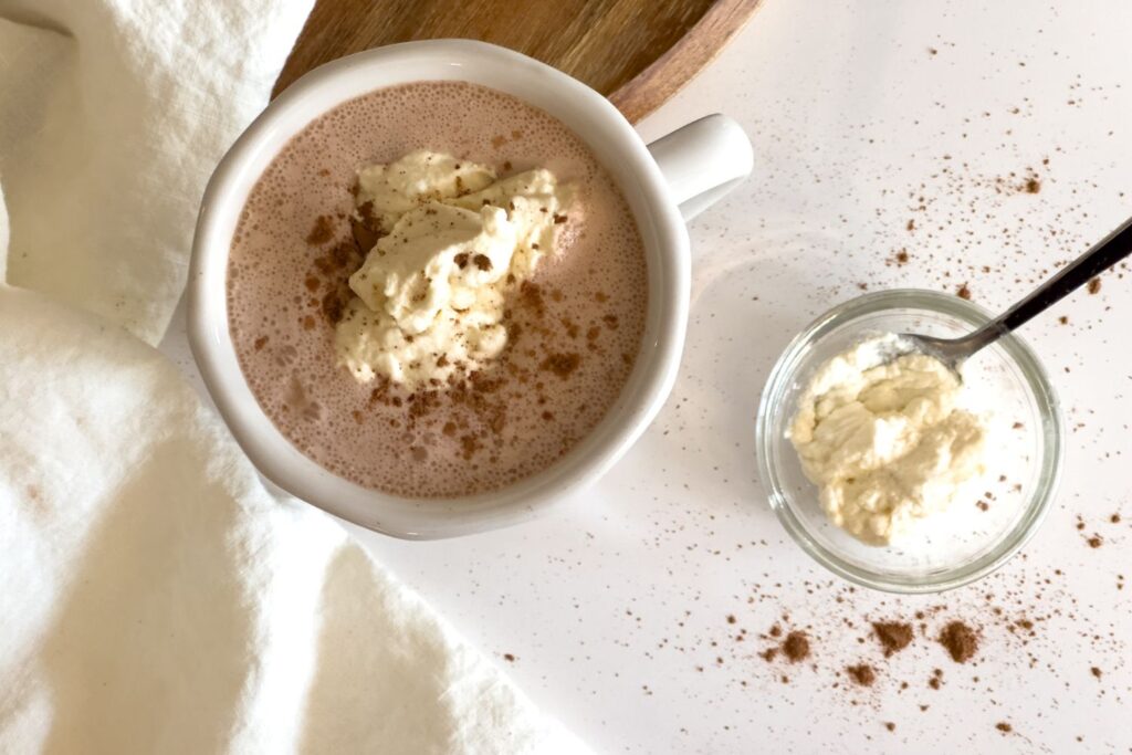 healthy hot chocolate