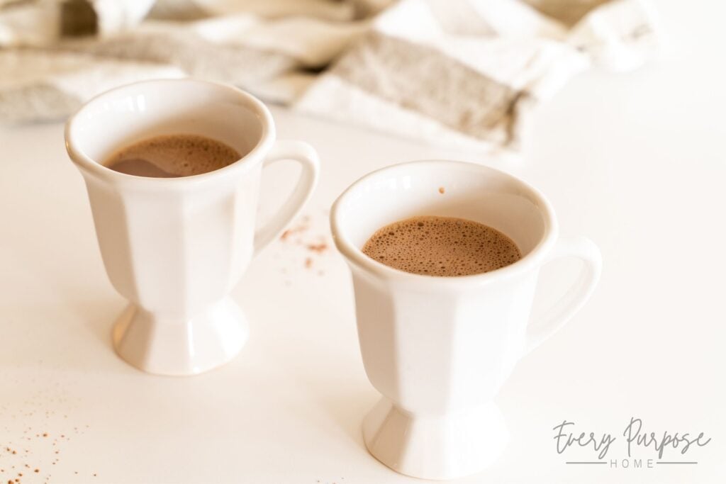 healthy hot chocolate recipe
