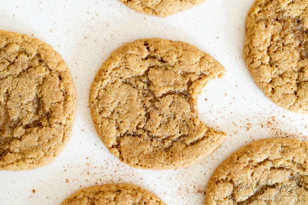 soft sourdough snickerdoodle cookies
