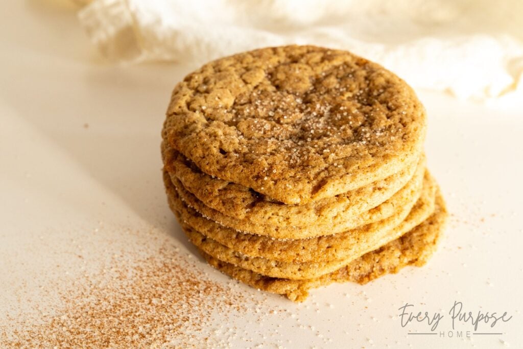 delicious sourdough snickerdoodles