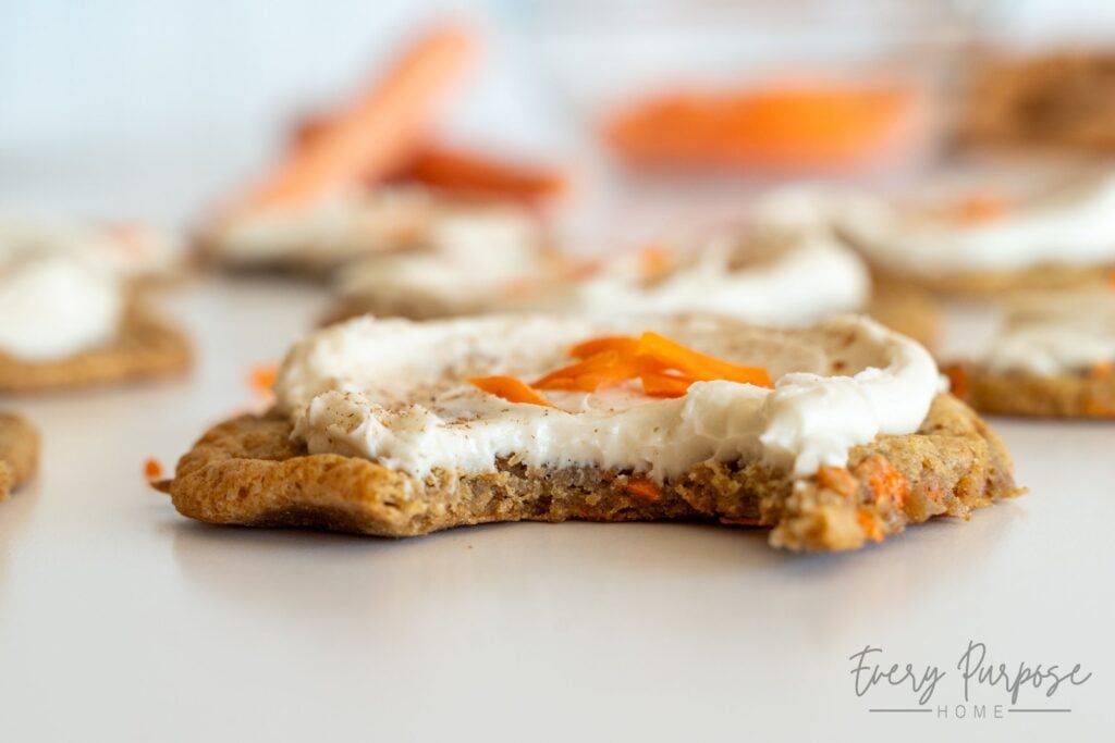 sourdough carrot cake cookie recipe