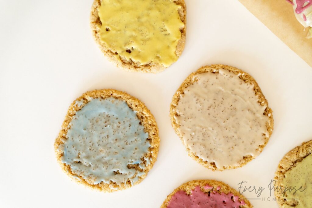 dye free glazed cookies