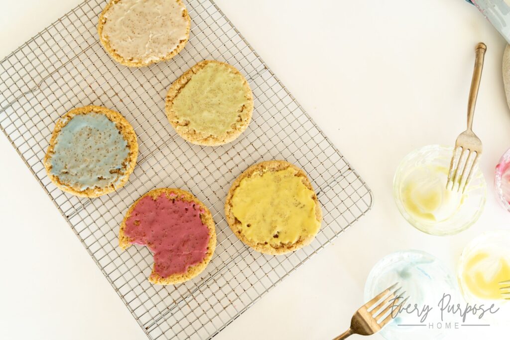 dye free glazed cookies