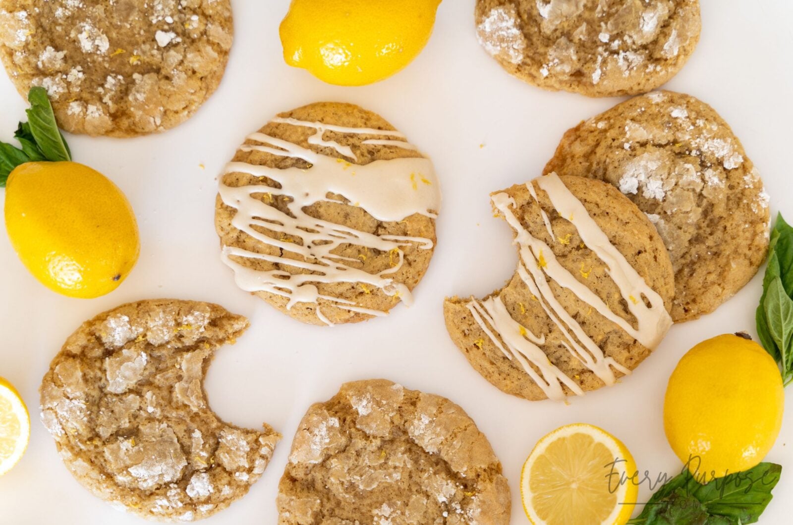 Sourdough Lemon Cookies (Crinkle or Glazed!)