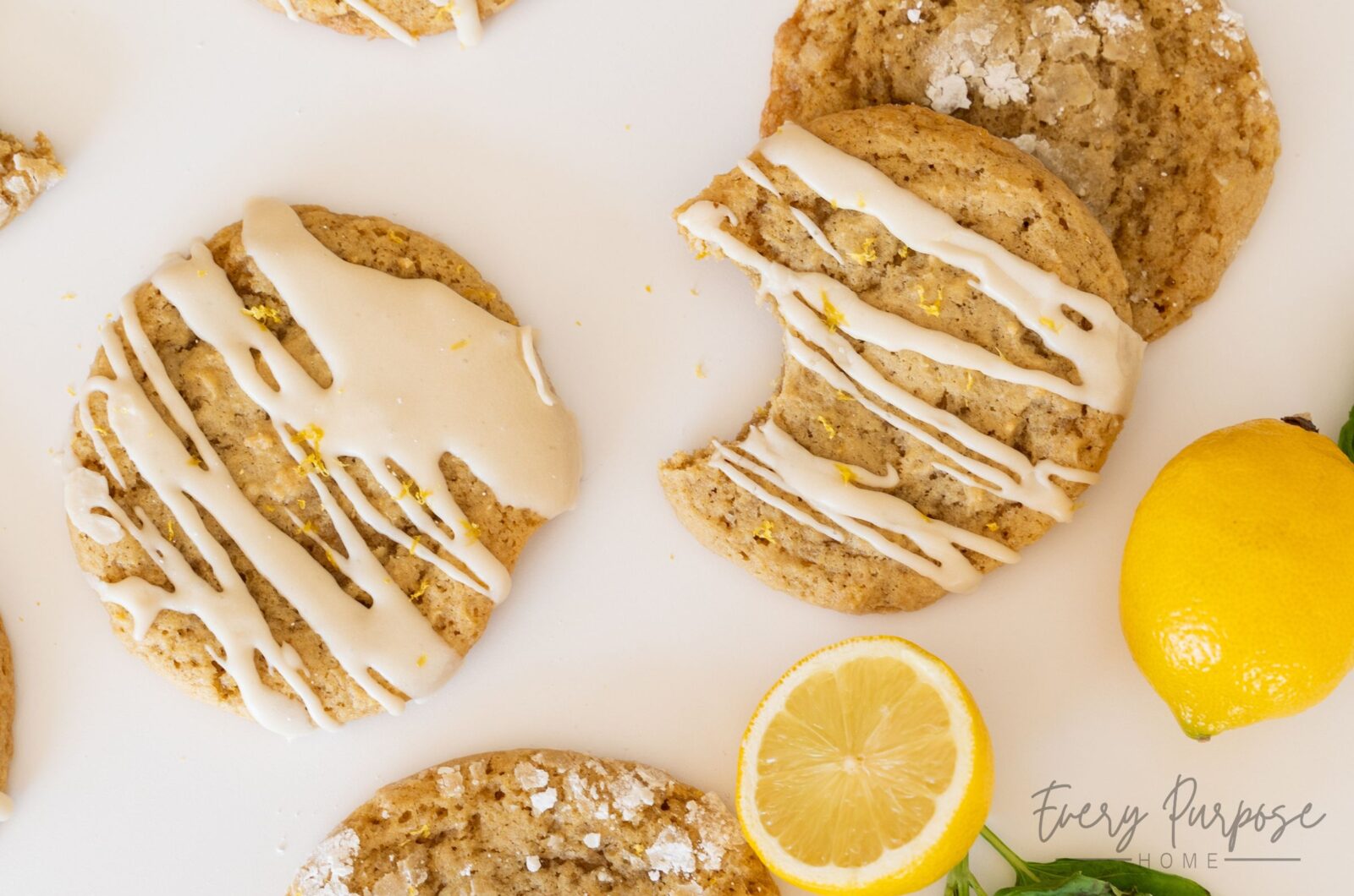 Sourdough Lemon Cookies (Crinkle or Glazed!)