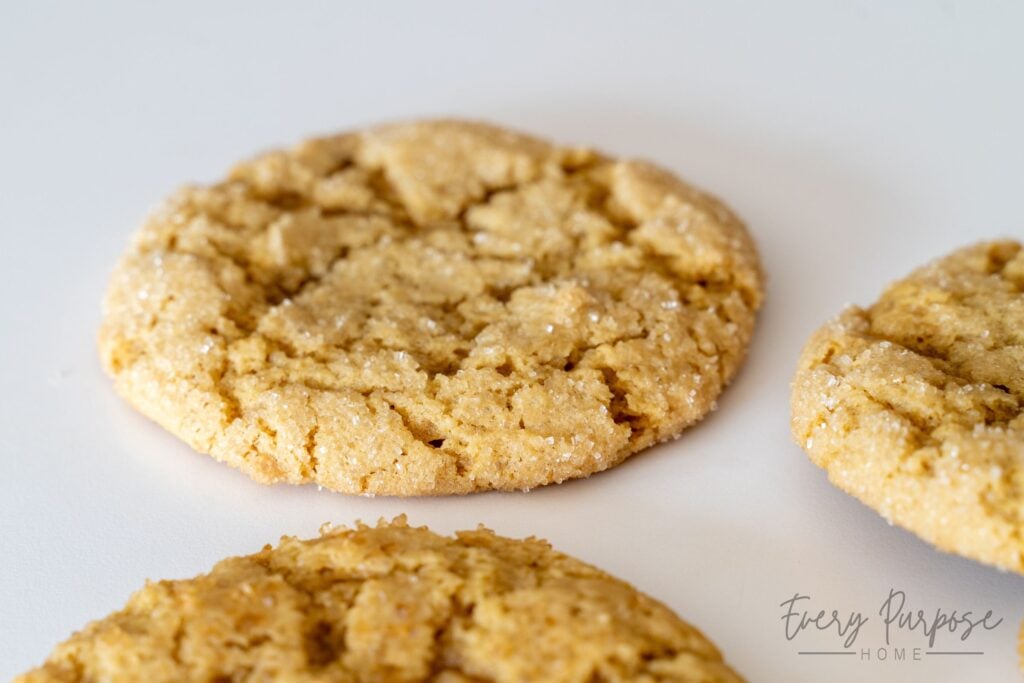 thick and chewy sourdough sugar cookies