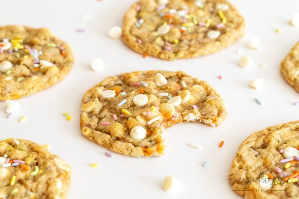 sourdough discard birthday cookies (birthday cake flavor!)