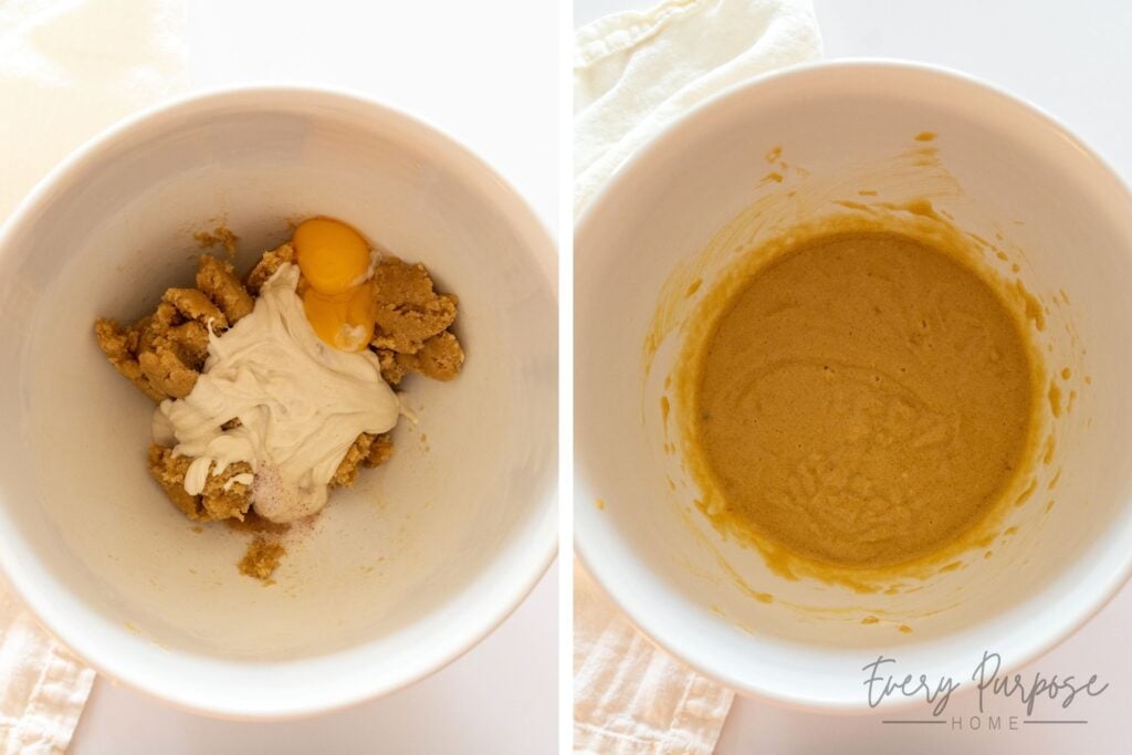 adding sourdough starter to cookies