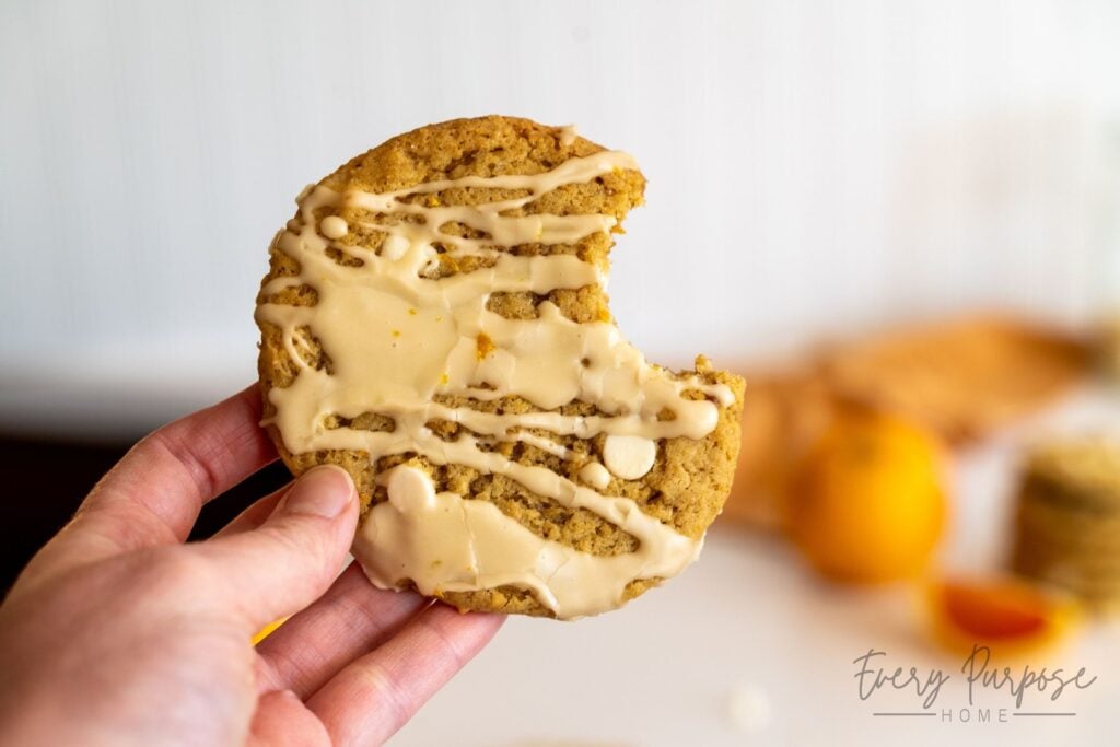 orange cream sourdough cookies recipe