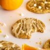 sourdough orange creamsicle cookies