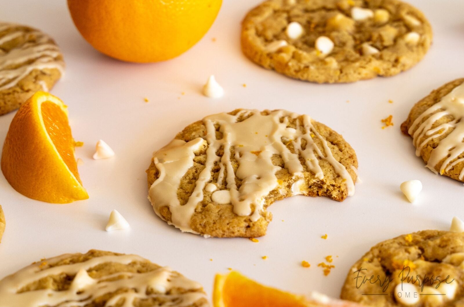 Sourdough Orange Creamsicle Cookies