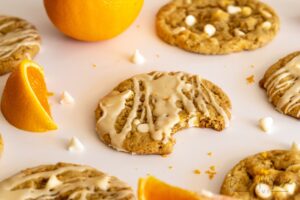 sourdough orange creamsicle cookies