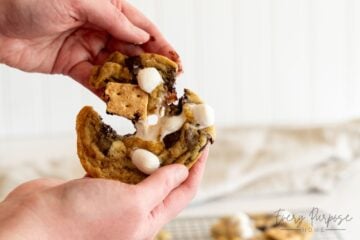 sourdough smores cookies