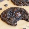 double chocolate sourdough cookies
