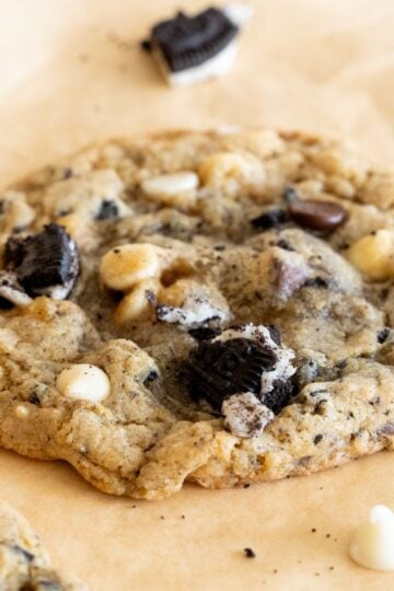 sourdough cookies and cream cookies