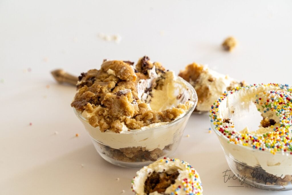 sourdough cookie cake jars
