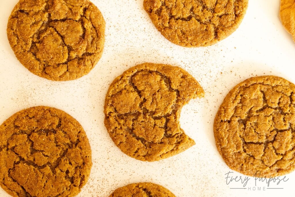 pumpkin spice sourdough cookies
