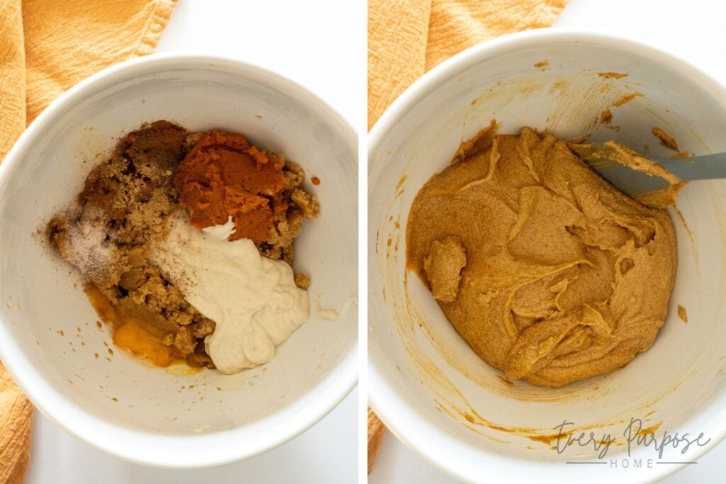 making sourdough cookies with pumpkin