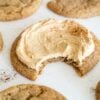 sourdough chai cookies with coffee buttercream