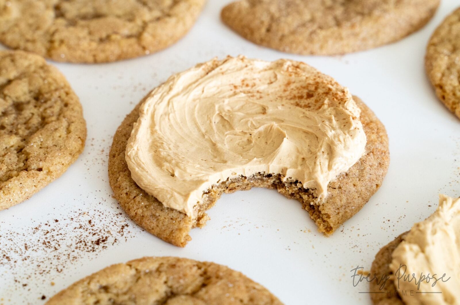 Sourdough Chai Cookies with Coffee Buttercream