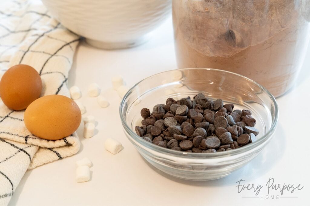 sourdough hot chocolate cookies ingredients