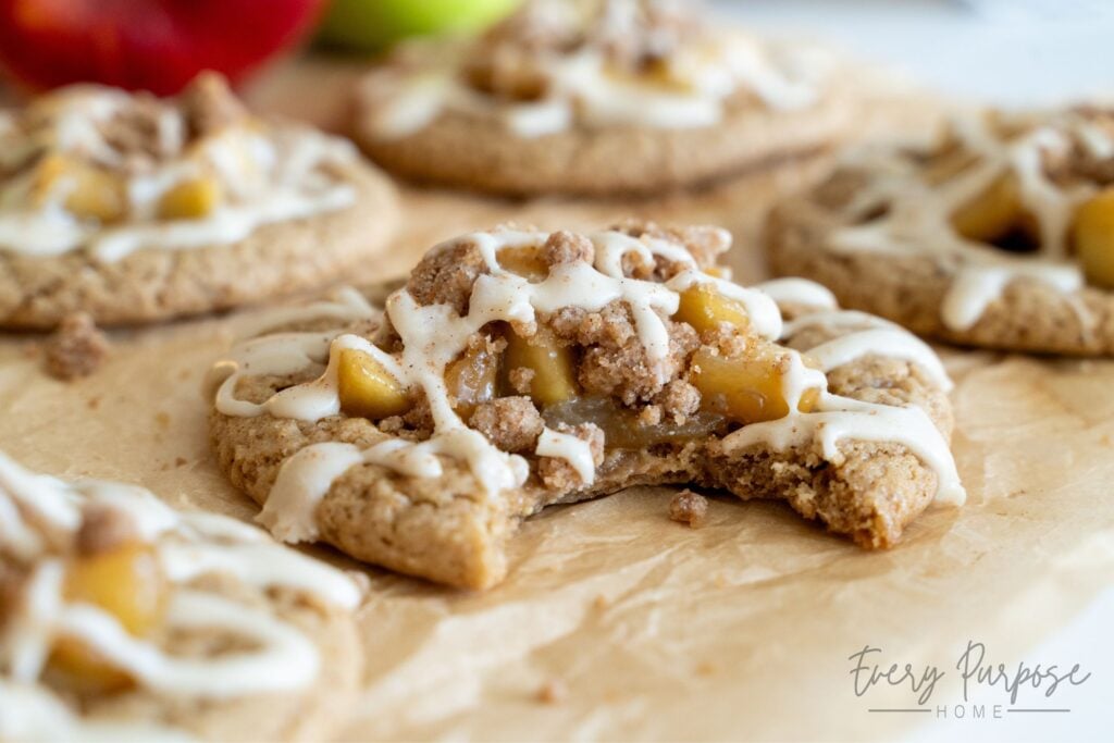 dutch apple pie sourdough apple cookies with discard