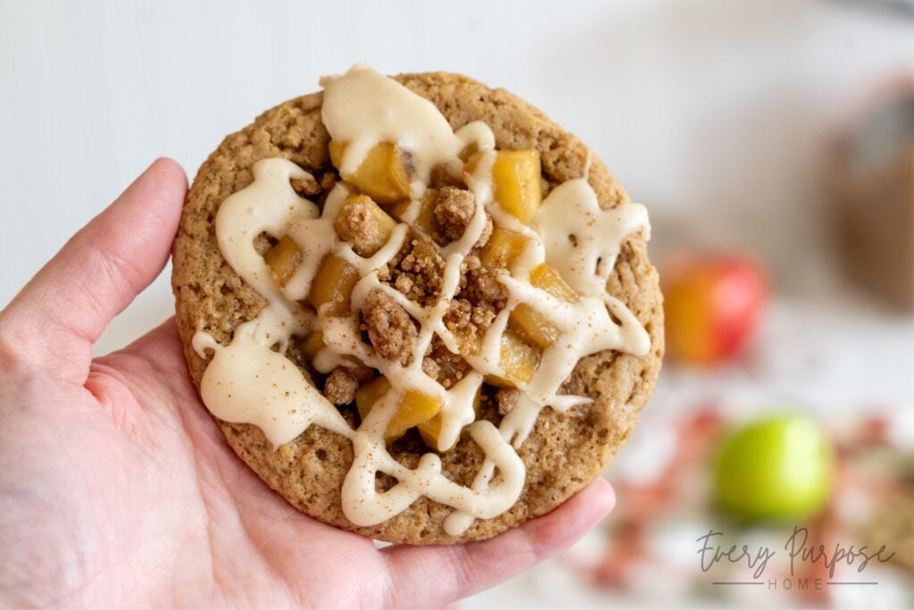sourdough apple cookies dutch apple pie style