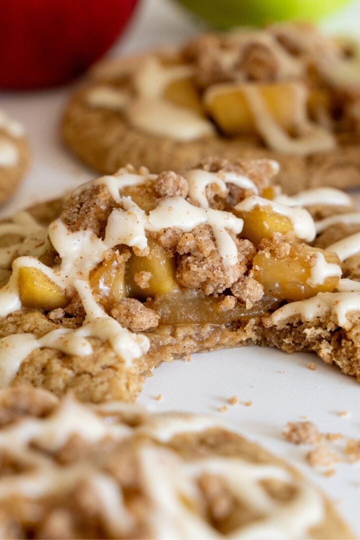 Sourdough apple pie cookies