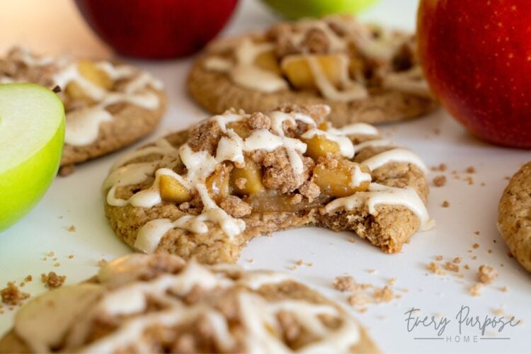 sourdough apple pie cookies