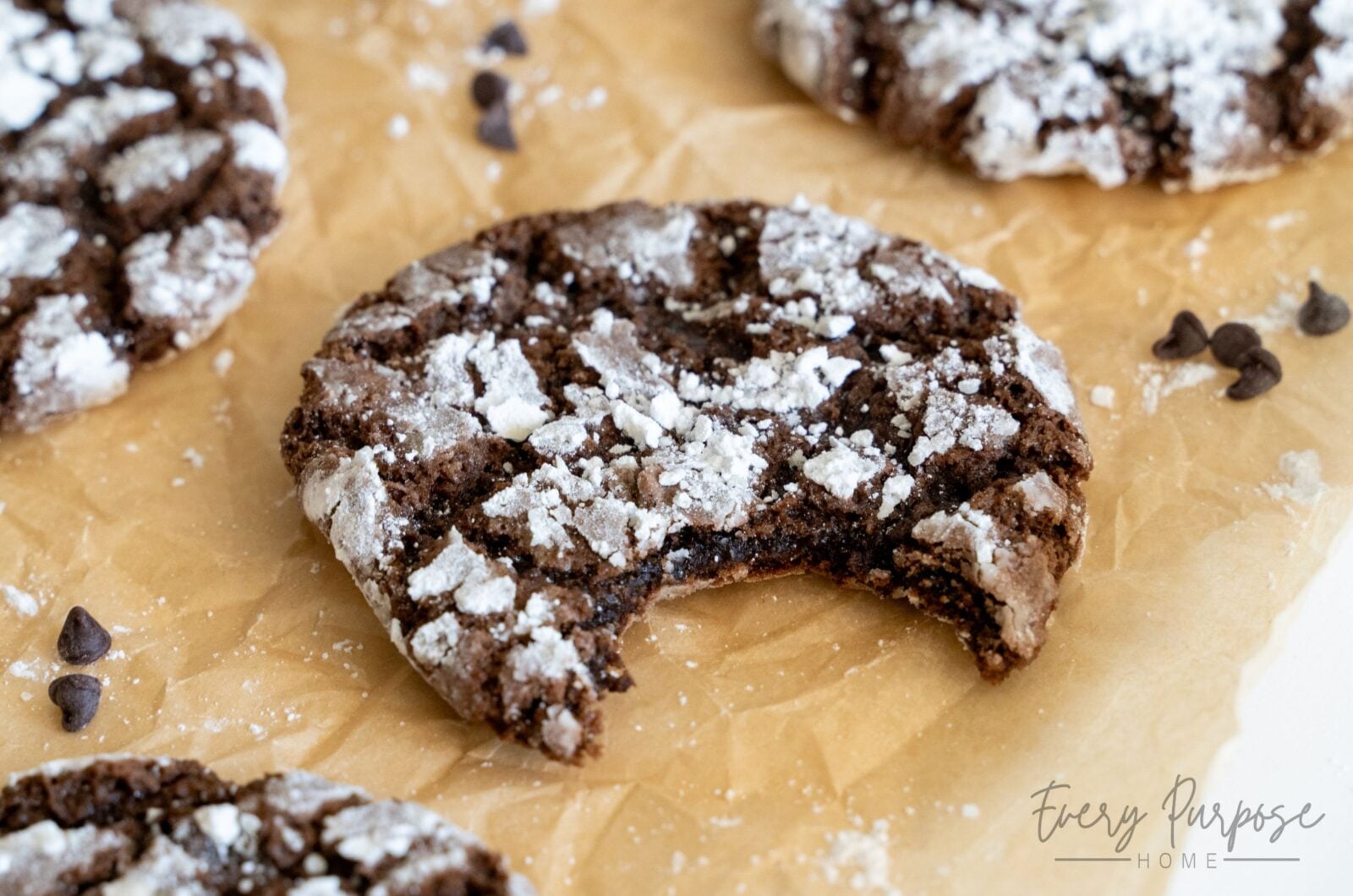 Sourdough Chocolate Crinkle Cookies (No Chill!)