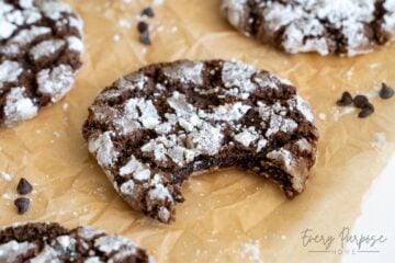 sourdough chocolate crinkle cookies no chill recipe