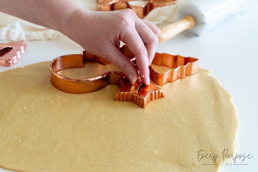 sugar cookie cutters with sourdough
