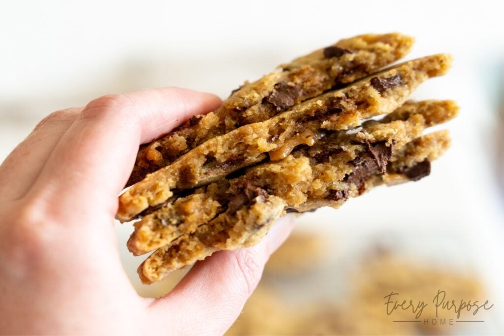 thick sourdough chocolate toffee cookie recipe