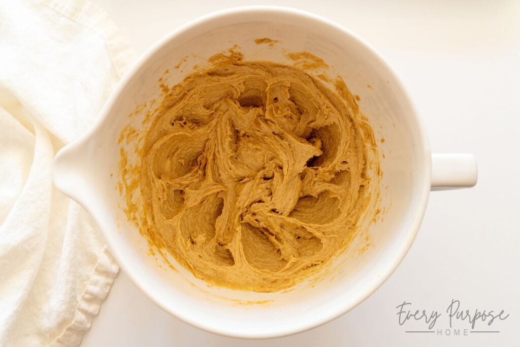 adding peanut butter to sourdough cookies
