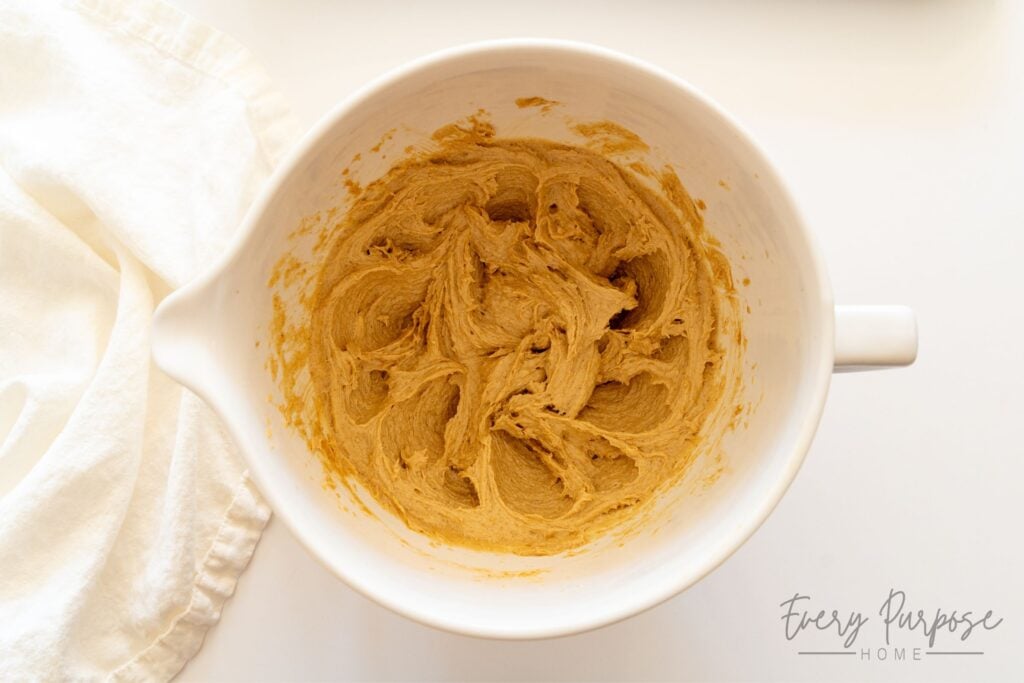 making peanut butter blossom cookies with sourdough