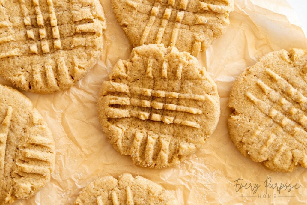 soft sourdough peanut butter cookies