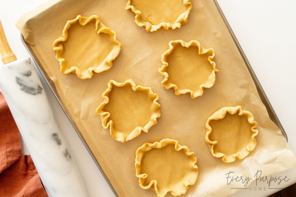 sourdough cookies shaped like pie crusts