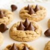 sourdough peanut butter blossoms