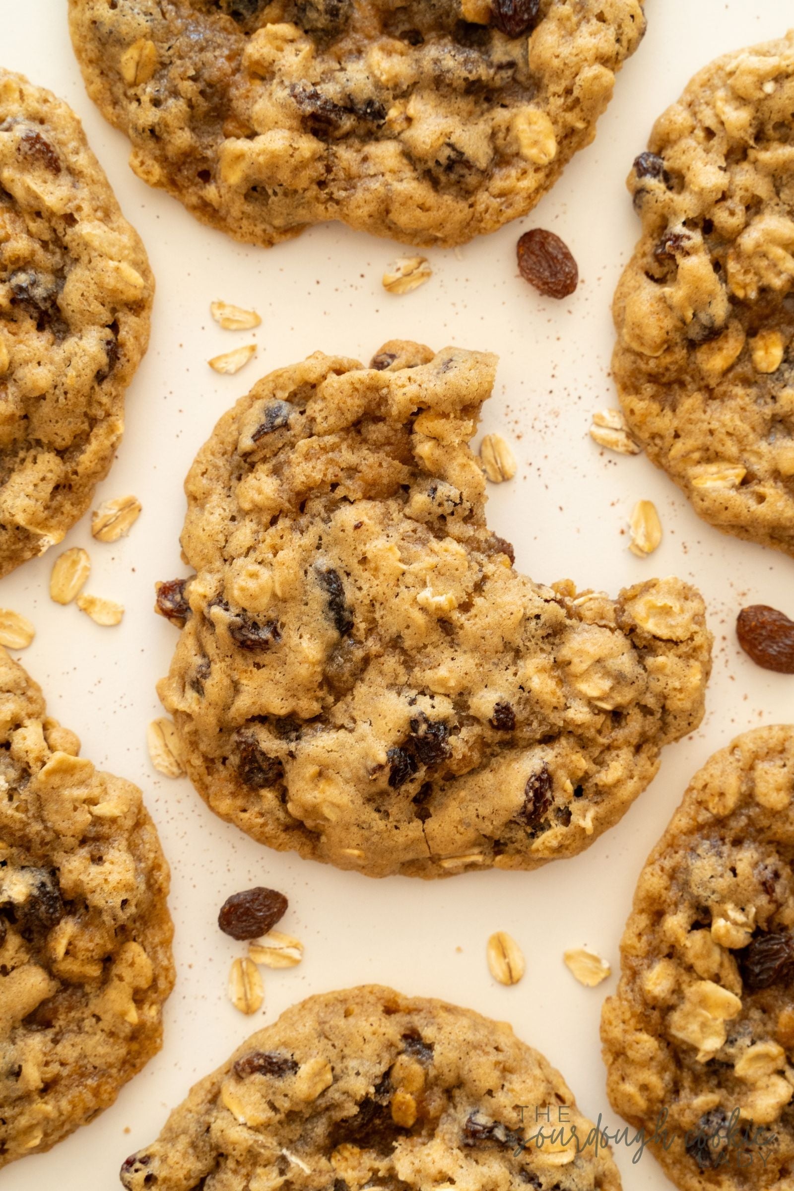 big sourdough oatmeal raisin cookies recipe easy