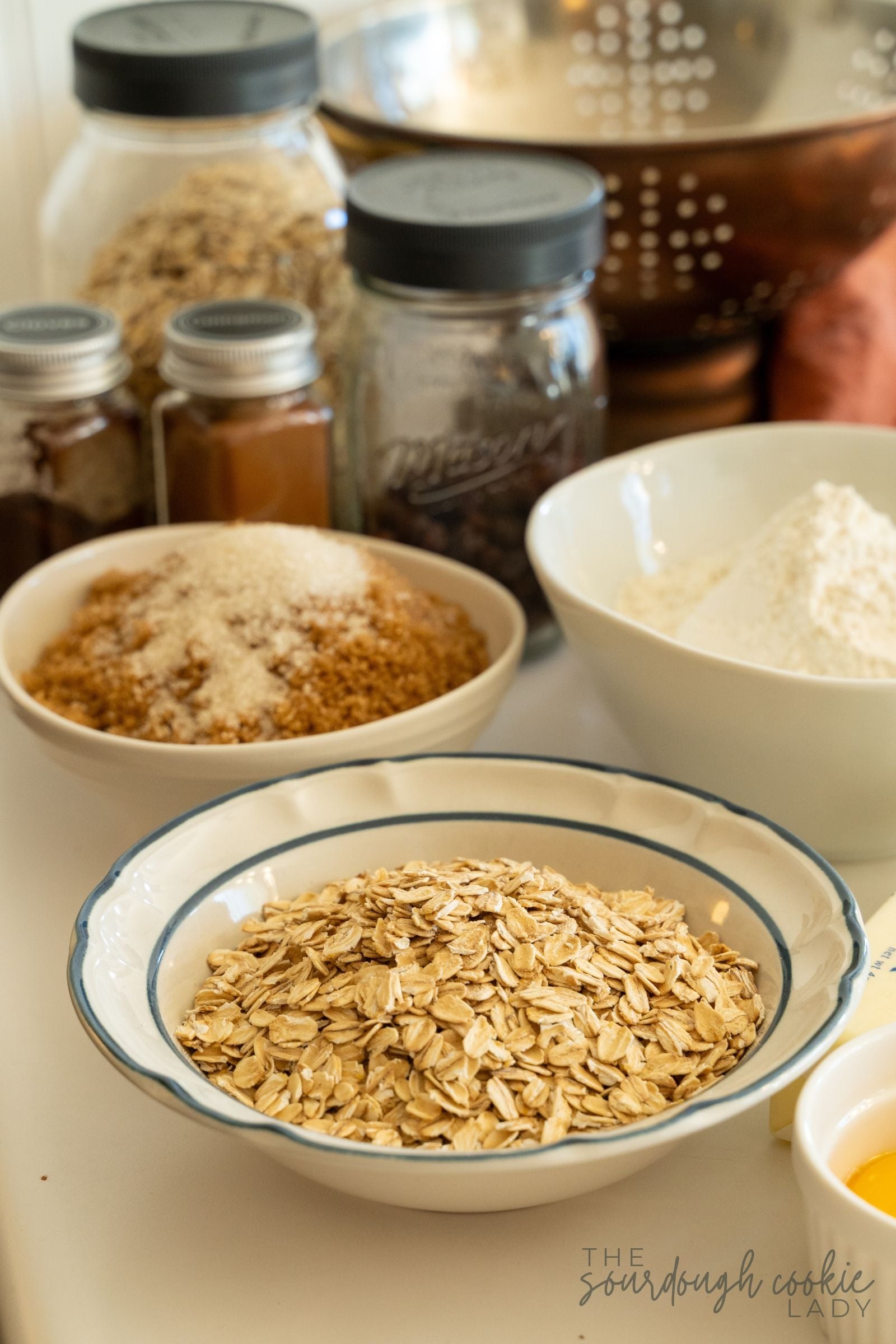 sourdough oatmeal raisin cookie ingredient that work with old fashioned rolled oats